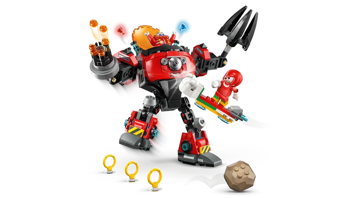 LEGO® Sonic the Hedgehog™ Knuckles vs. Dr. Eggman Egg Crusher Mech (77005)