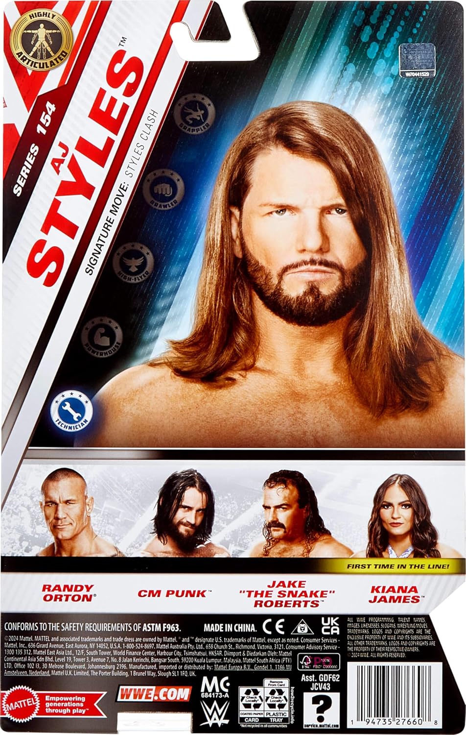 WWE Main Event Series 154 AJ Styles