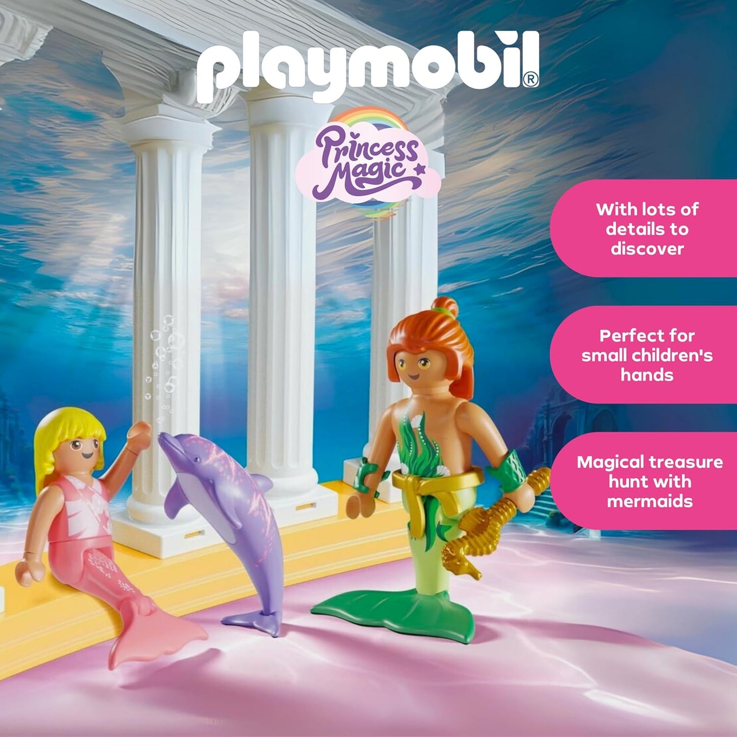 Mermaid Treasure with Dolphins (PM-71861)