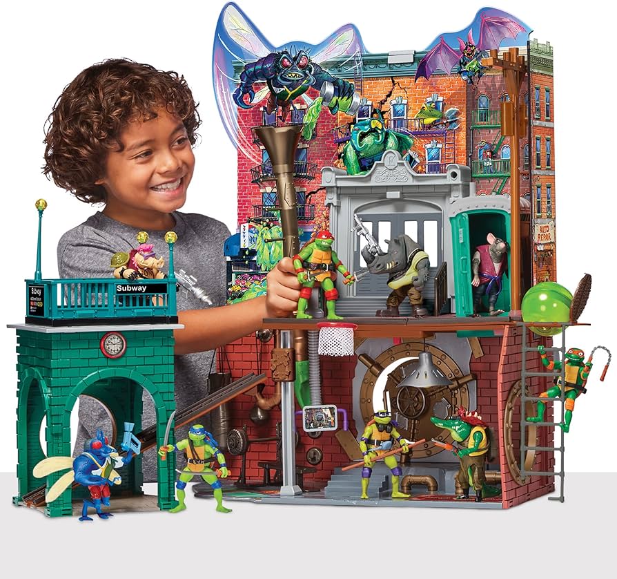 TMNT: Mutant Mayhem Movie Sewer Lair Playset
