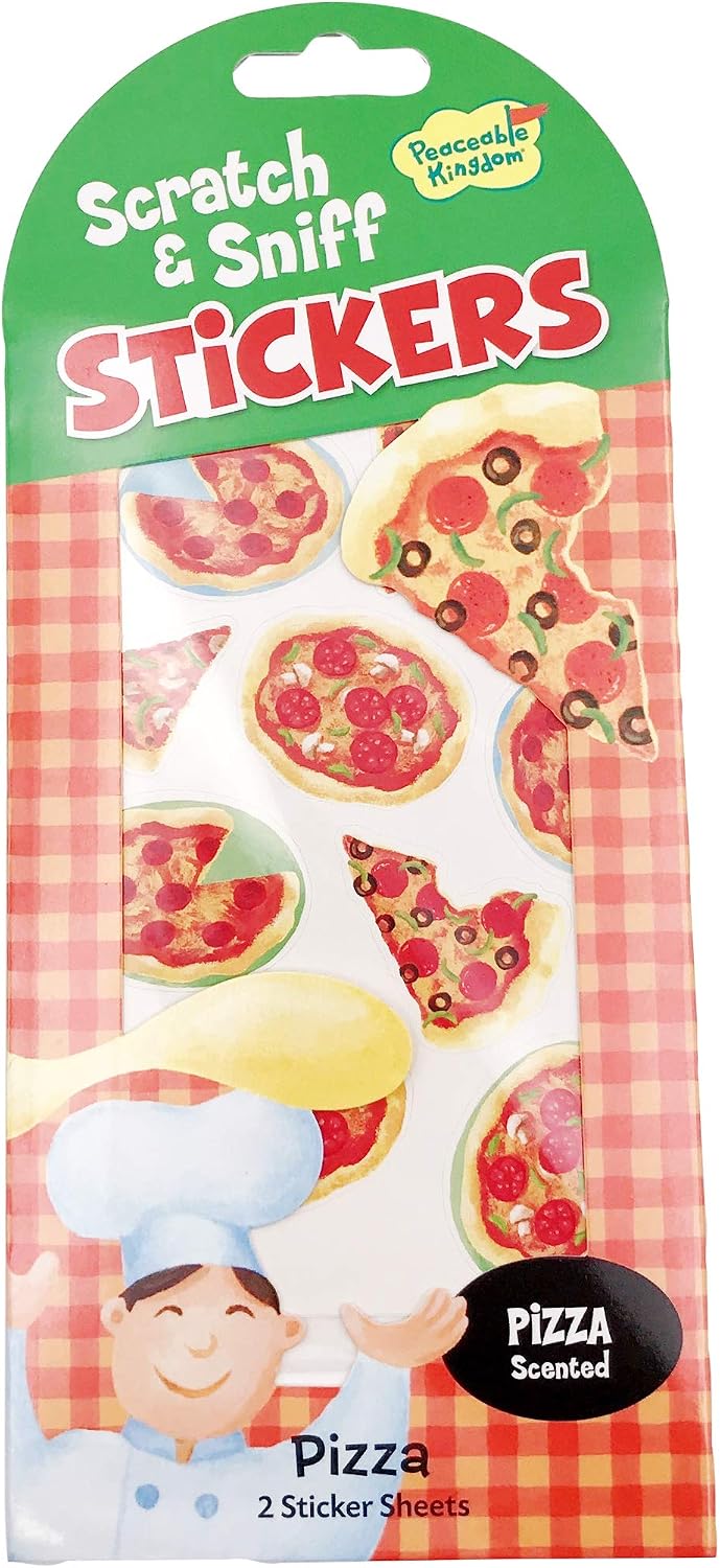 Scratch & Sniff: Pizza Stickers