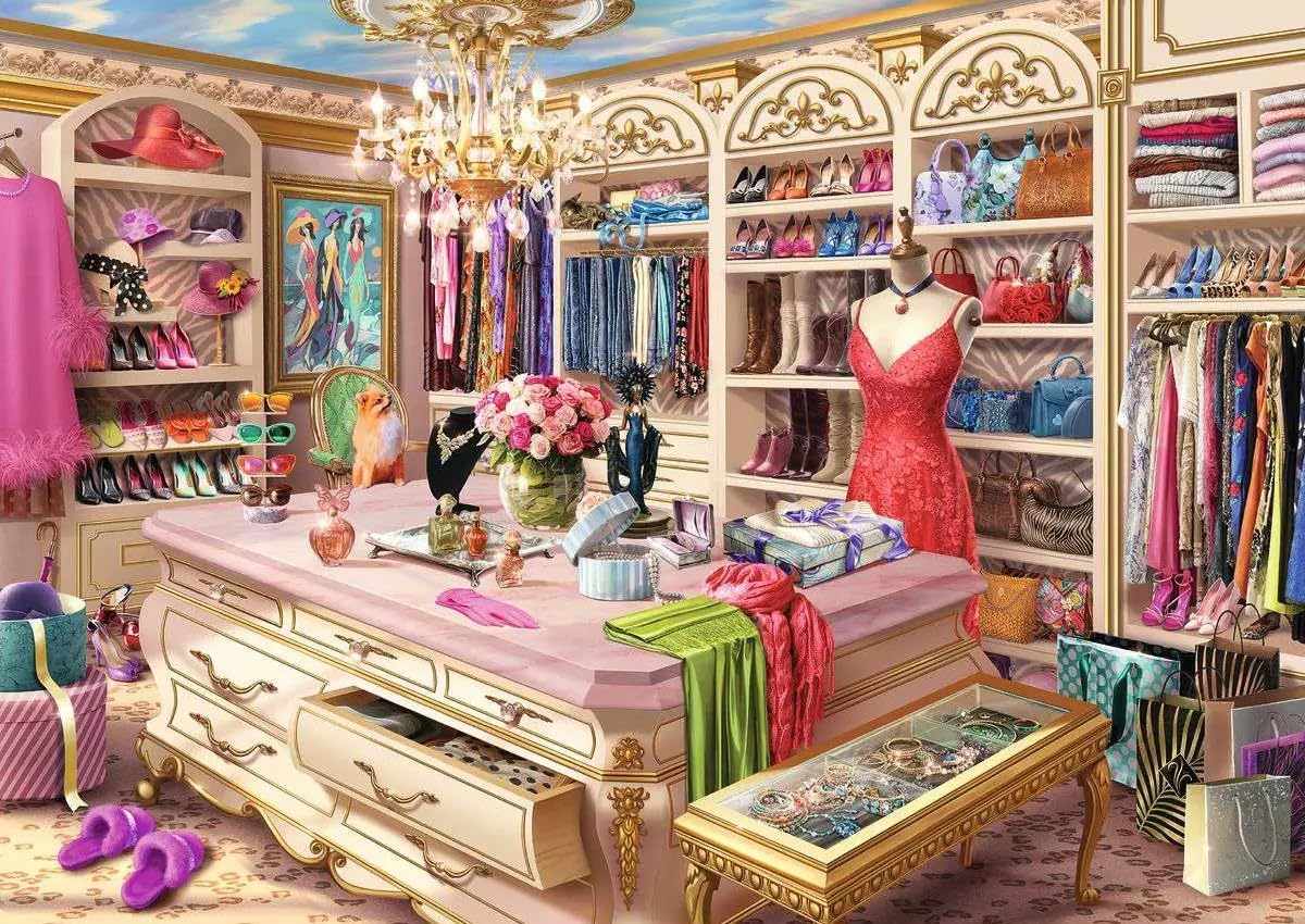 The Coveted Closet 1000 Pc Puzzle