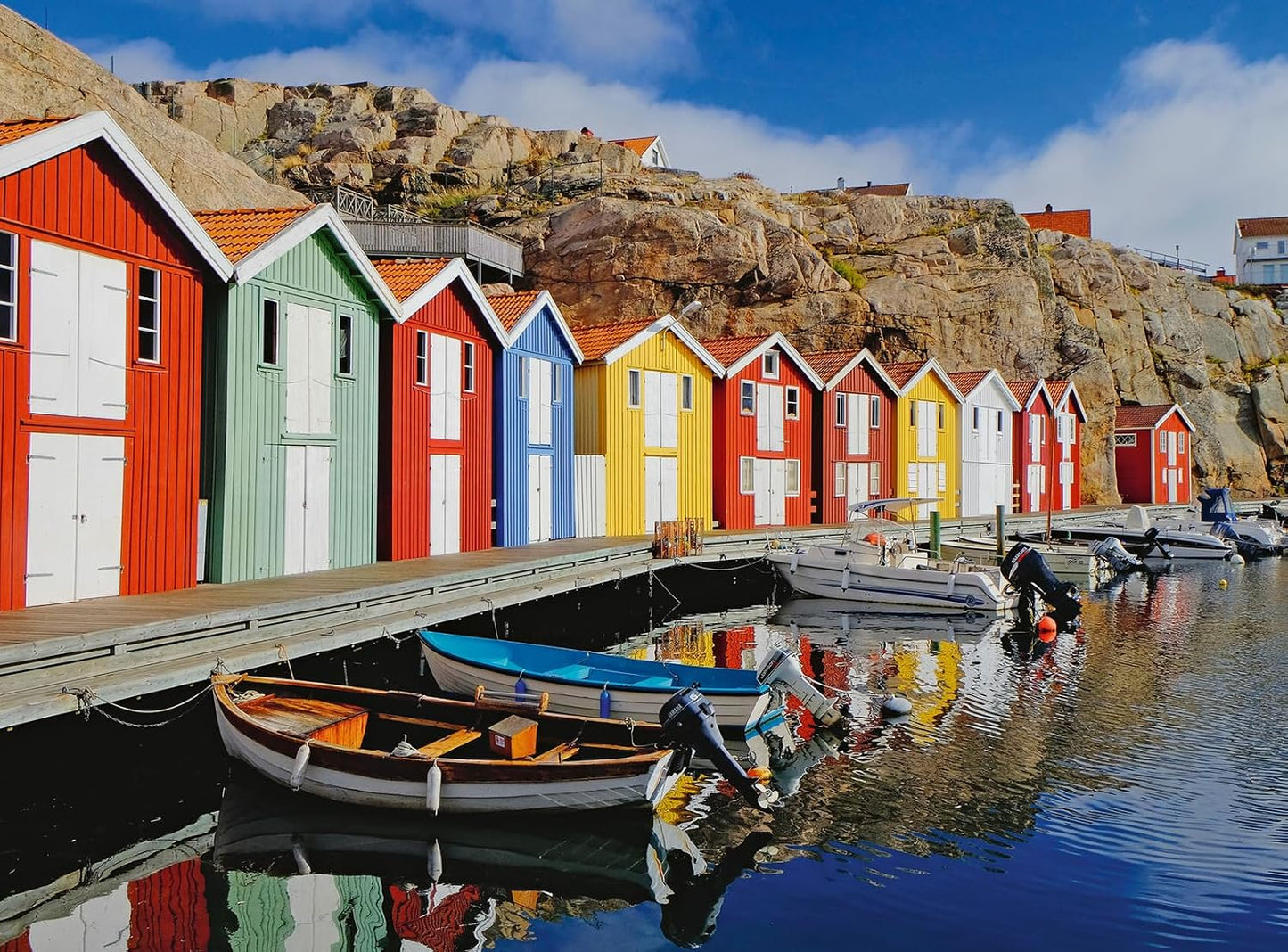 Colorful Houses in Sweden 100pc Puzzle