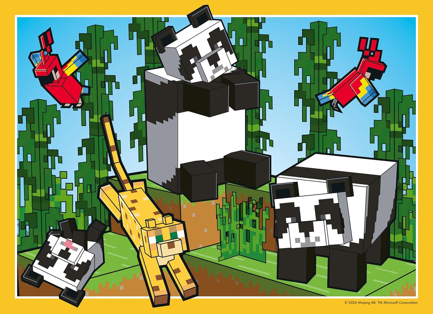 Minecraft 4x100pc XXL Puzzle