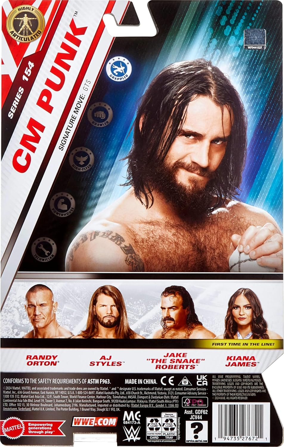WWE Basic Figures Series 154 CM Punk
