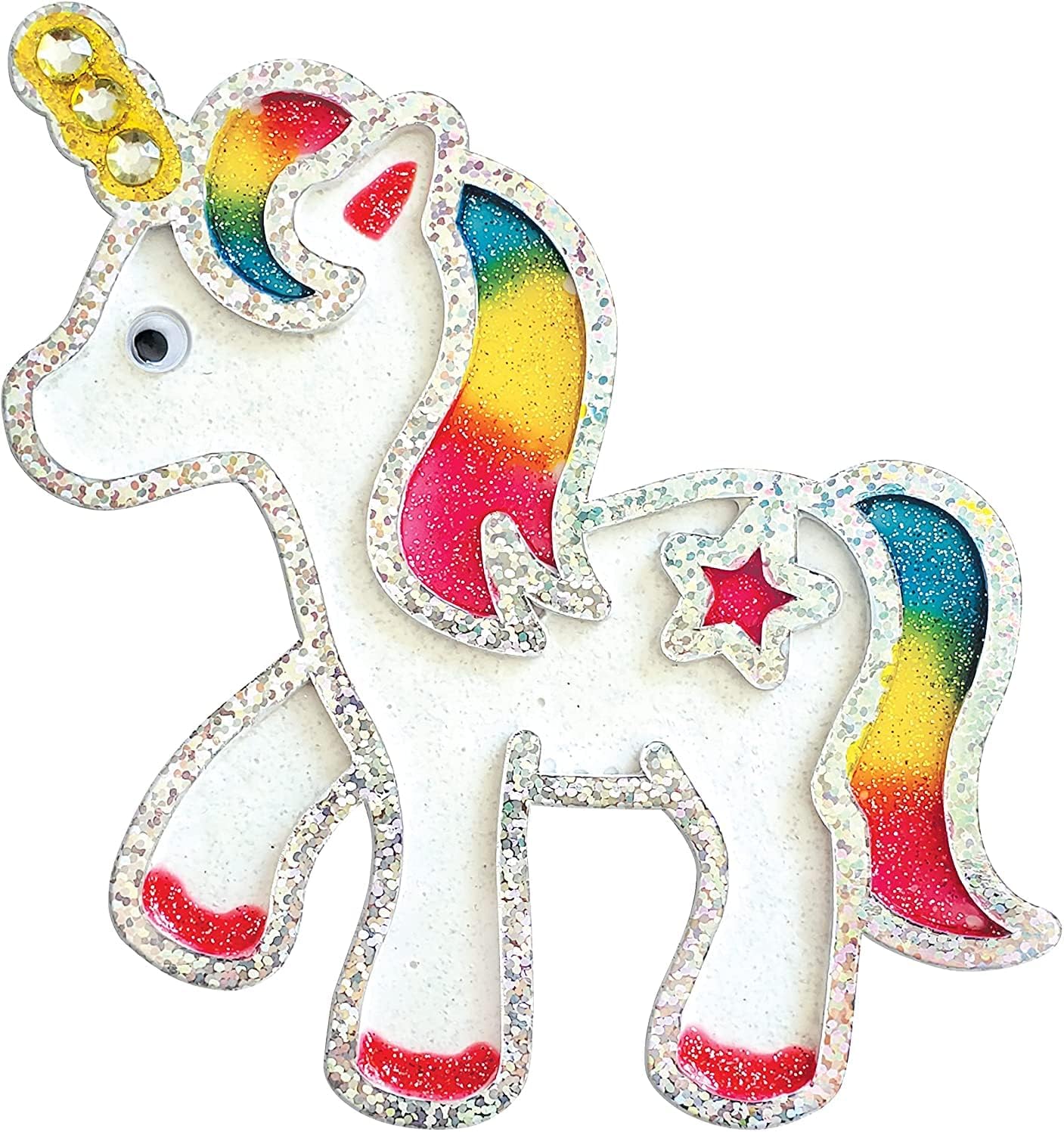 Rainbow Sprinkles Easy Sparkle Window Art
