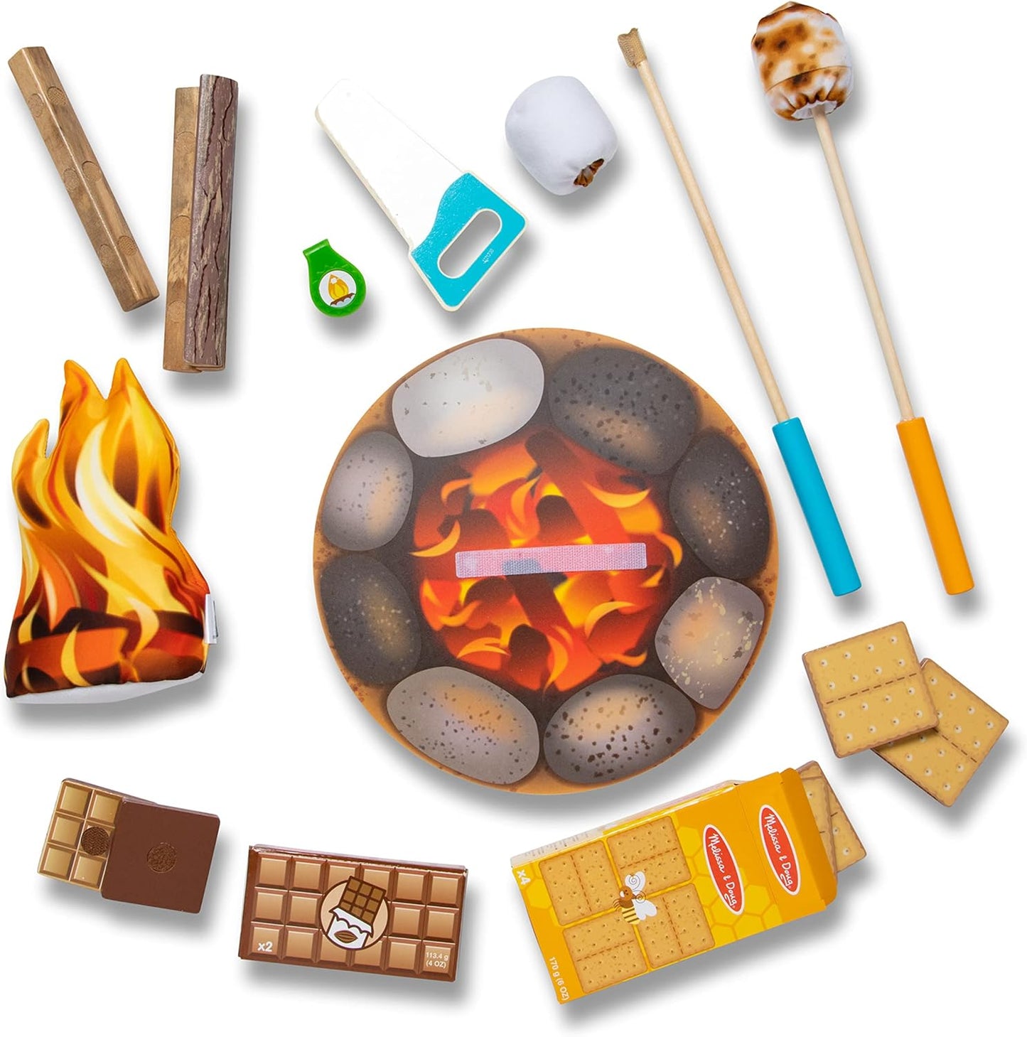 Let's Explore Campfire S'mores Play Set