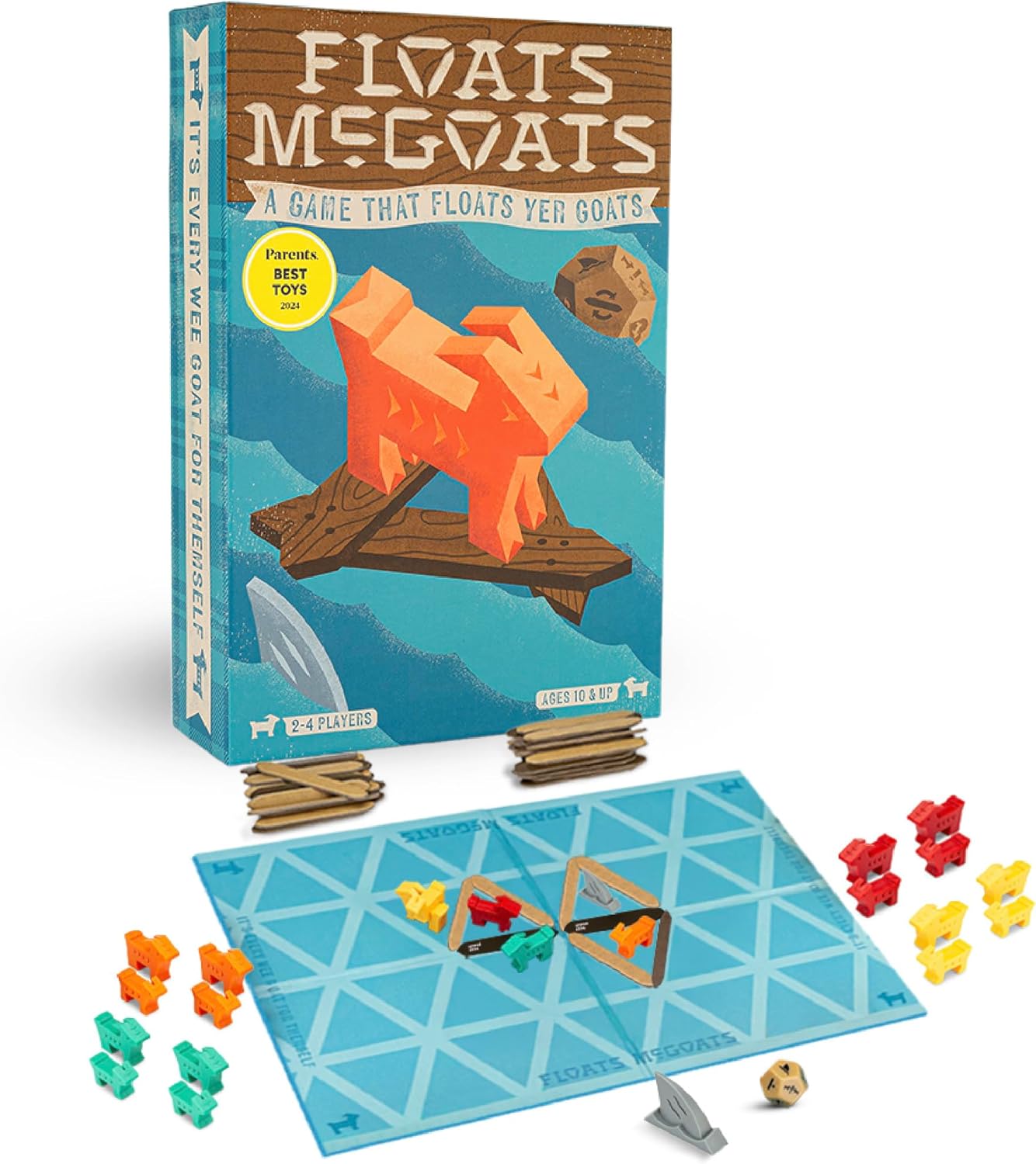 Floats McGoats Board Game Hootenanny Games Sir Troy's Toy Kingdom