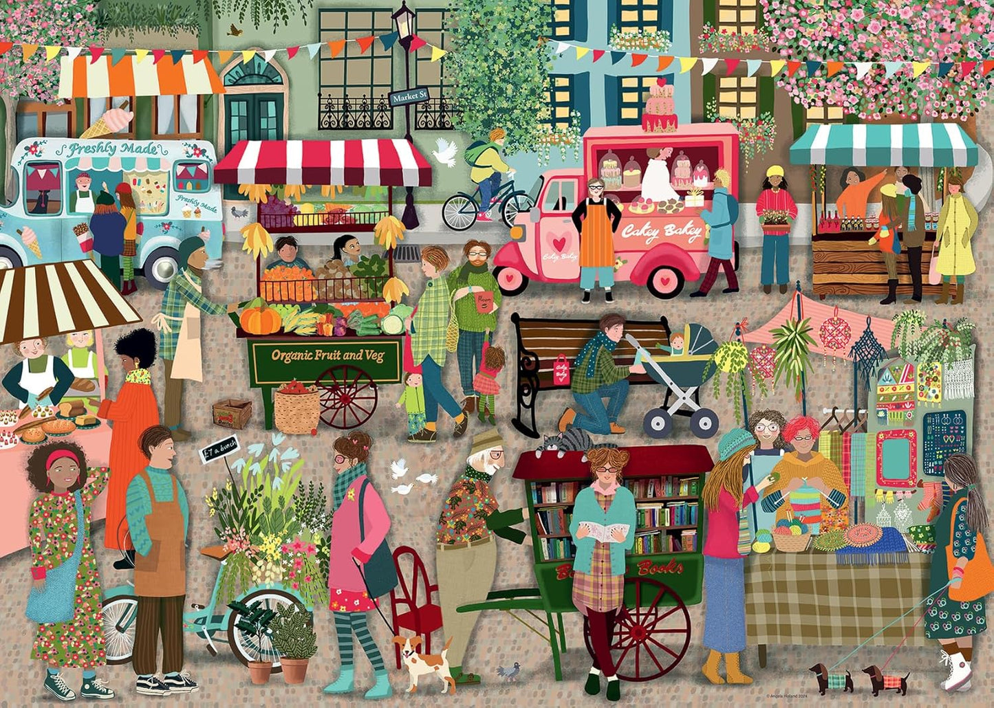 Street Market 1000 Pc Puzzle