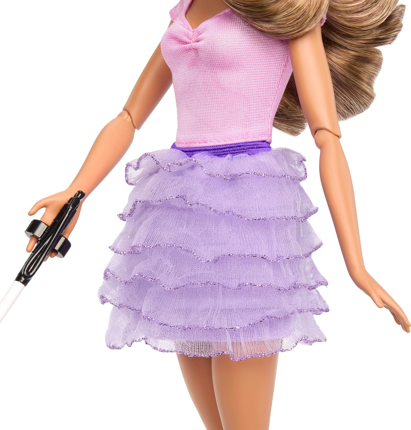 Barbie Fashionista Doll #228 Blind Barbie Doll Wearing Pink Top And Ruffled Skirt