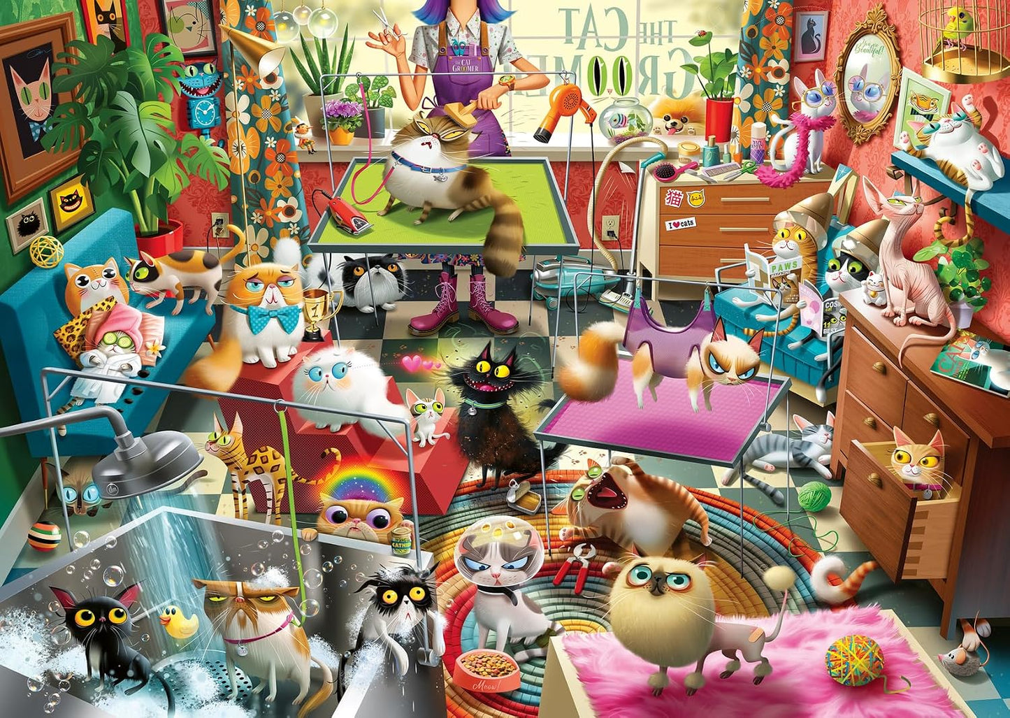 MacAdam: The Cat Groomer 1000pc Puzzle