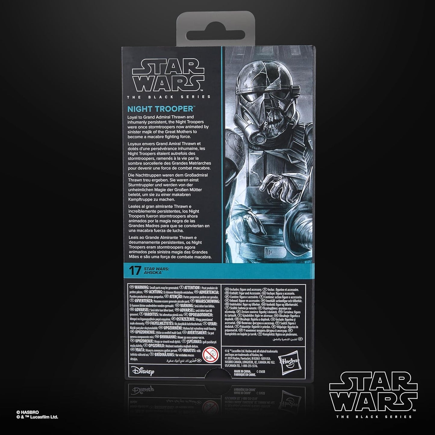 SW Black Series SW Ahsoka Night Trooper (G1558)