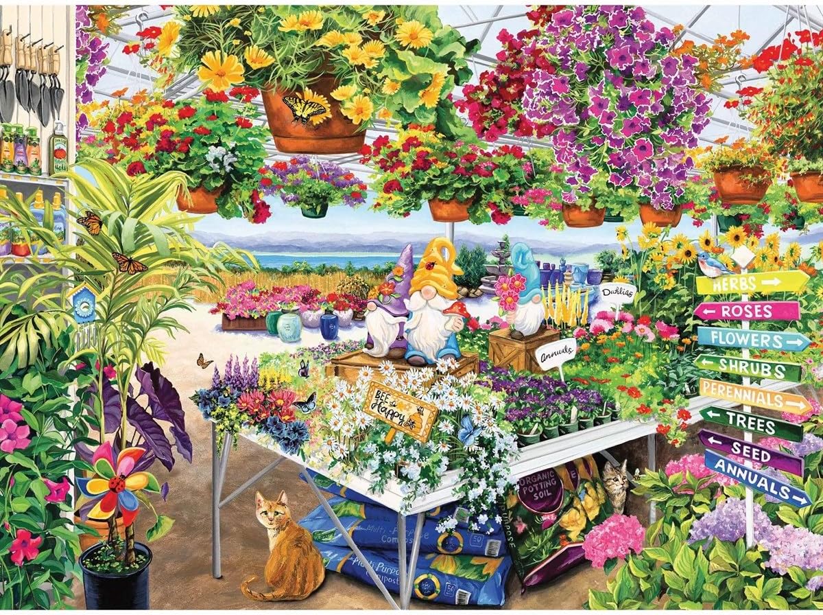 Glorious Garden Center 500 Pc Puzzle