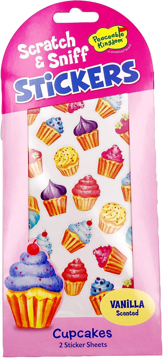 Scratch & Sniff: Vanilla Cupcakes Stickers