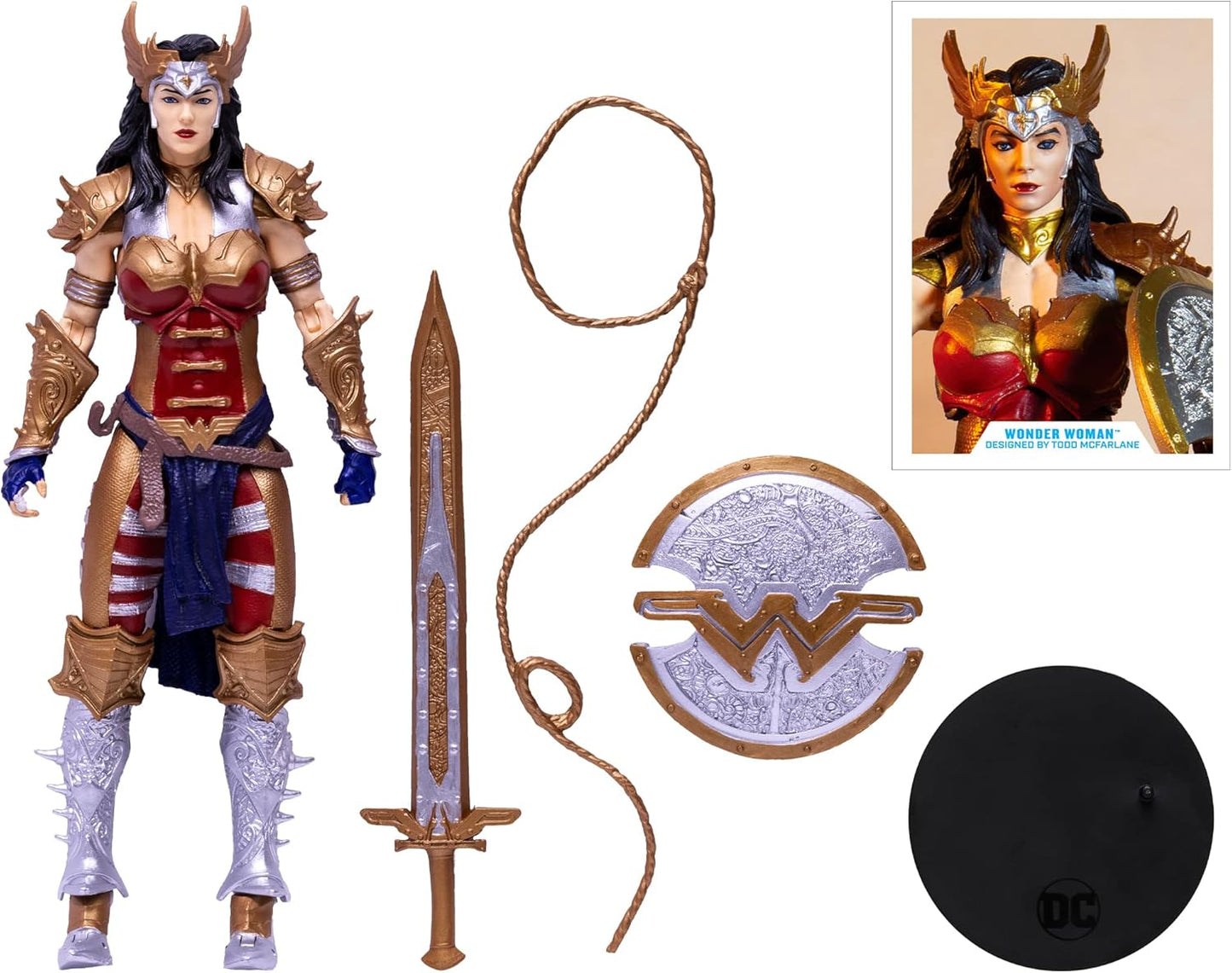 DC Multiverse DC Wonder Woman 7in Gold Label Action Figure