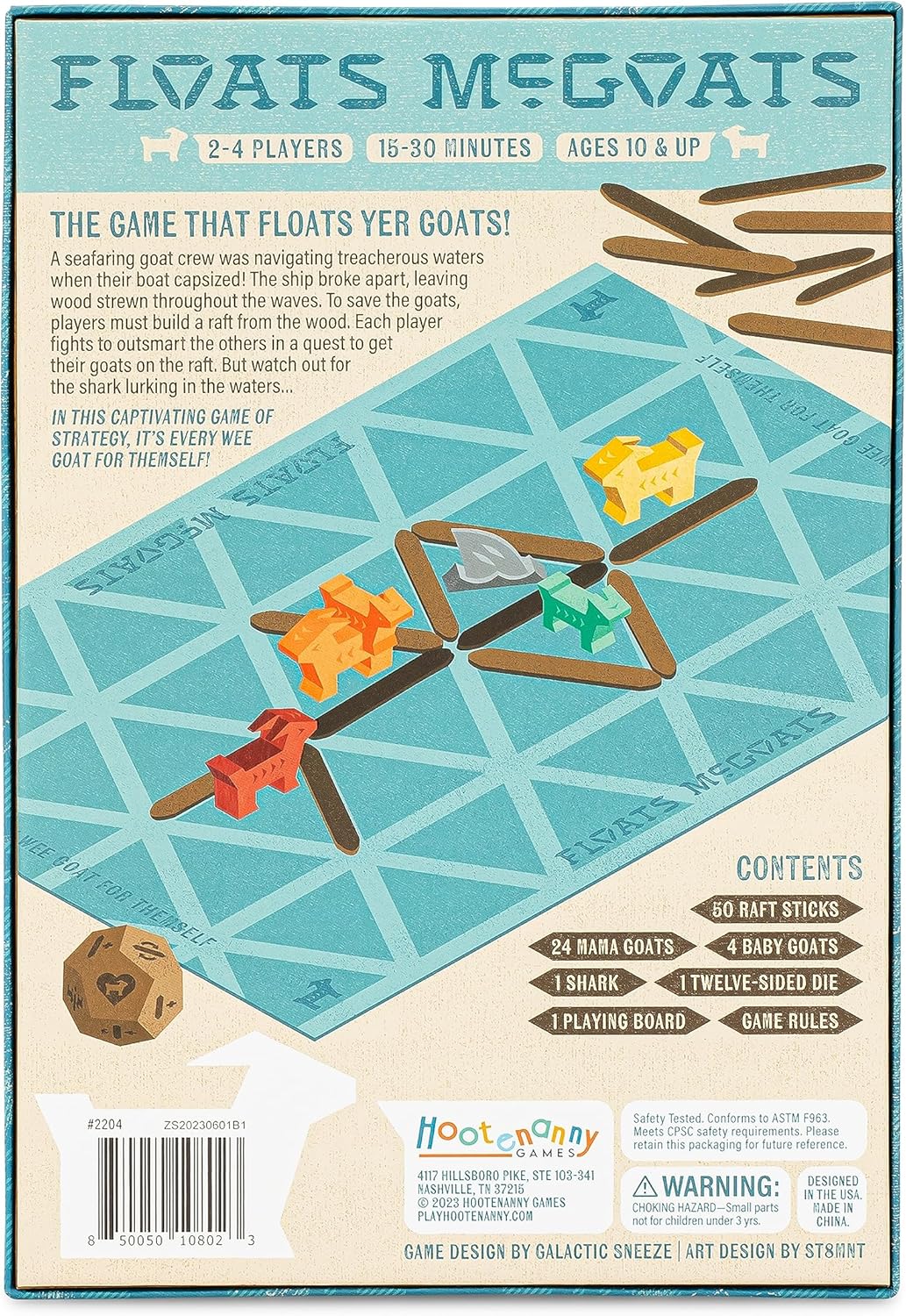 Floats McGoats Board Game - Hootenanny Games