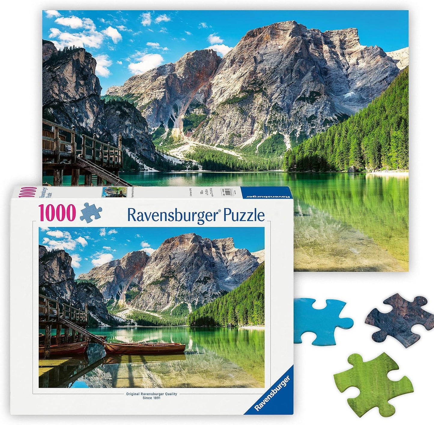 Pragser Wildsee, South Tyrol, Italy 1000 Pc Puzzle