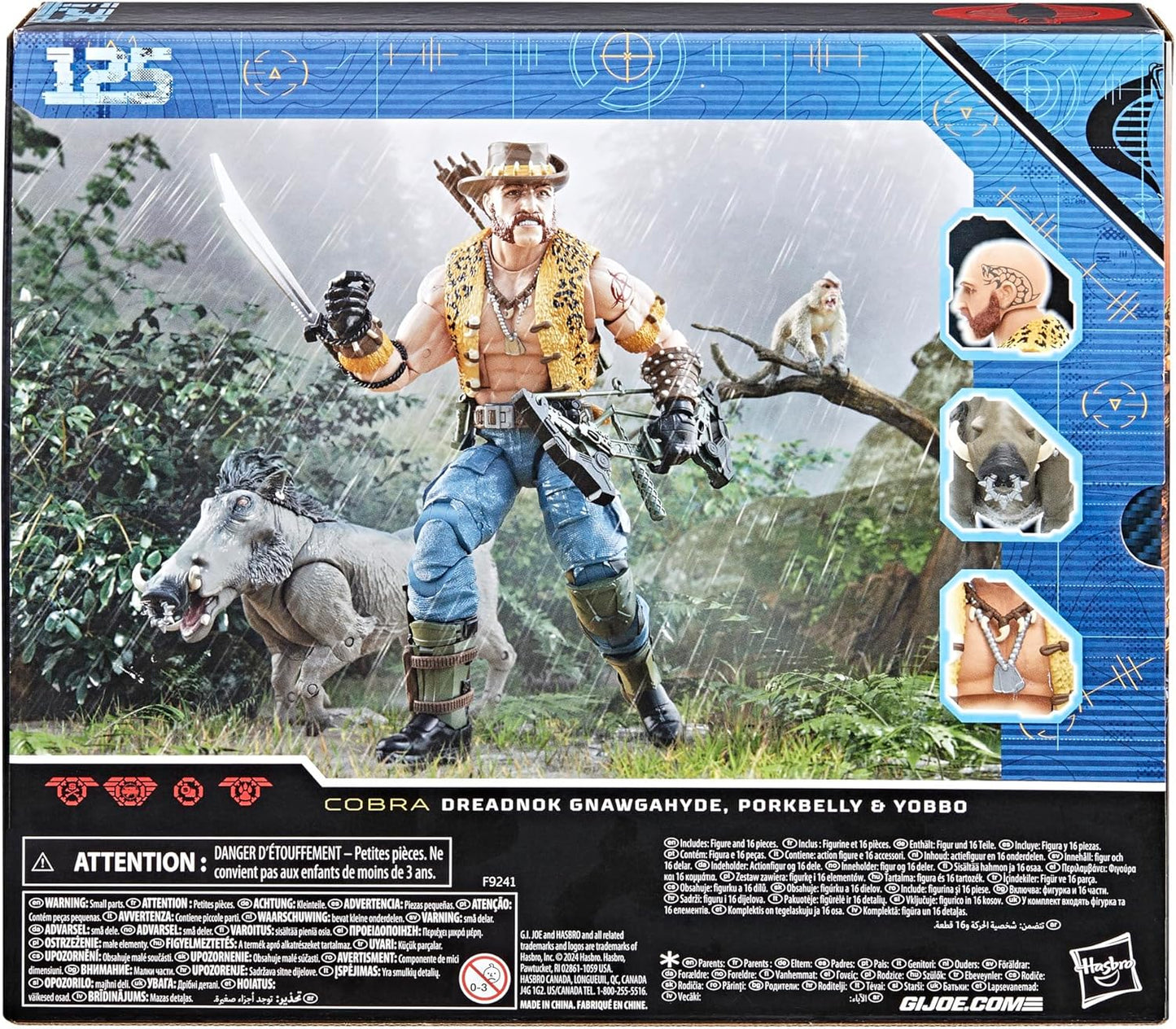 GI Joe Classified Dreadnok Gnawgahyde and Pets Porkbelly and Yobbo #125 (F9241)