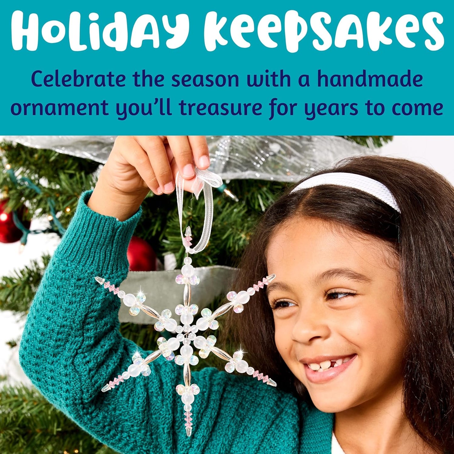 Beaded Snowflake Ornaments