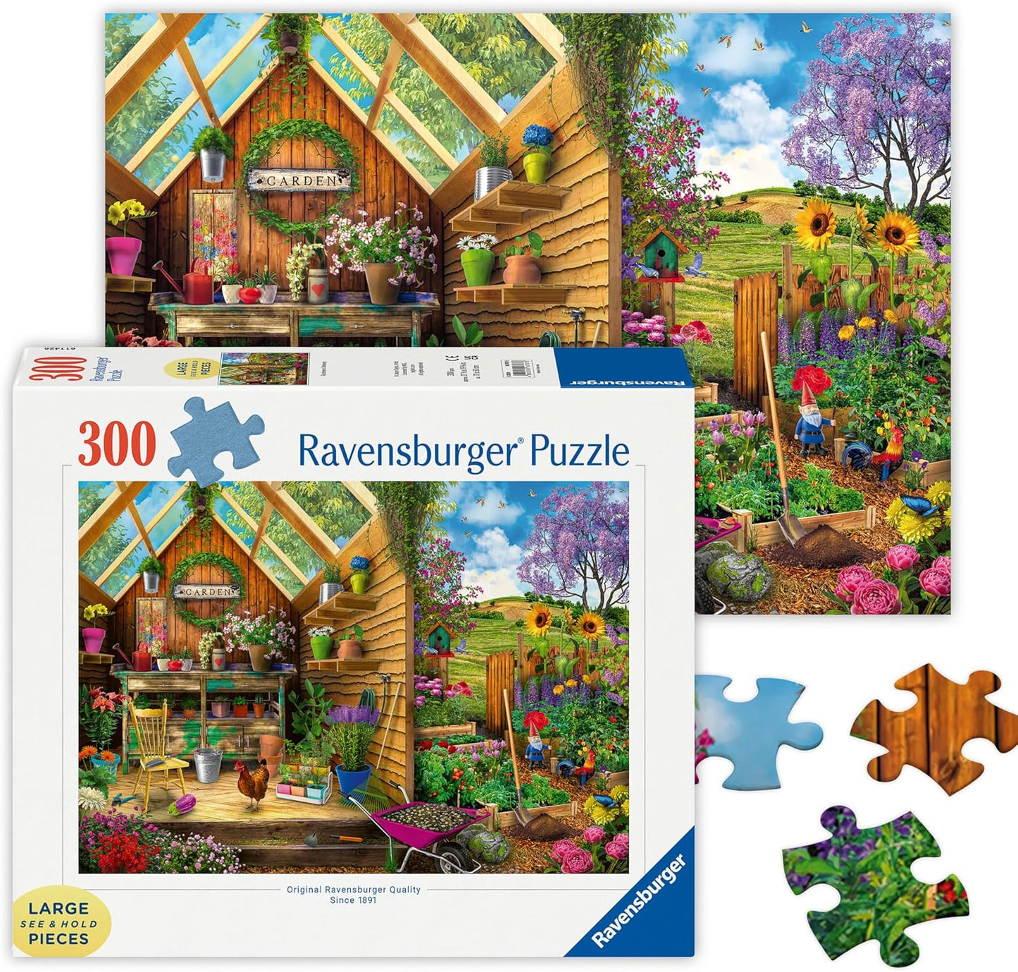 Gardeners Getaway 300pc Large Format
