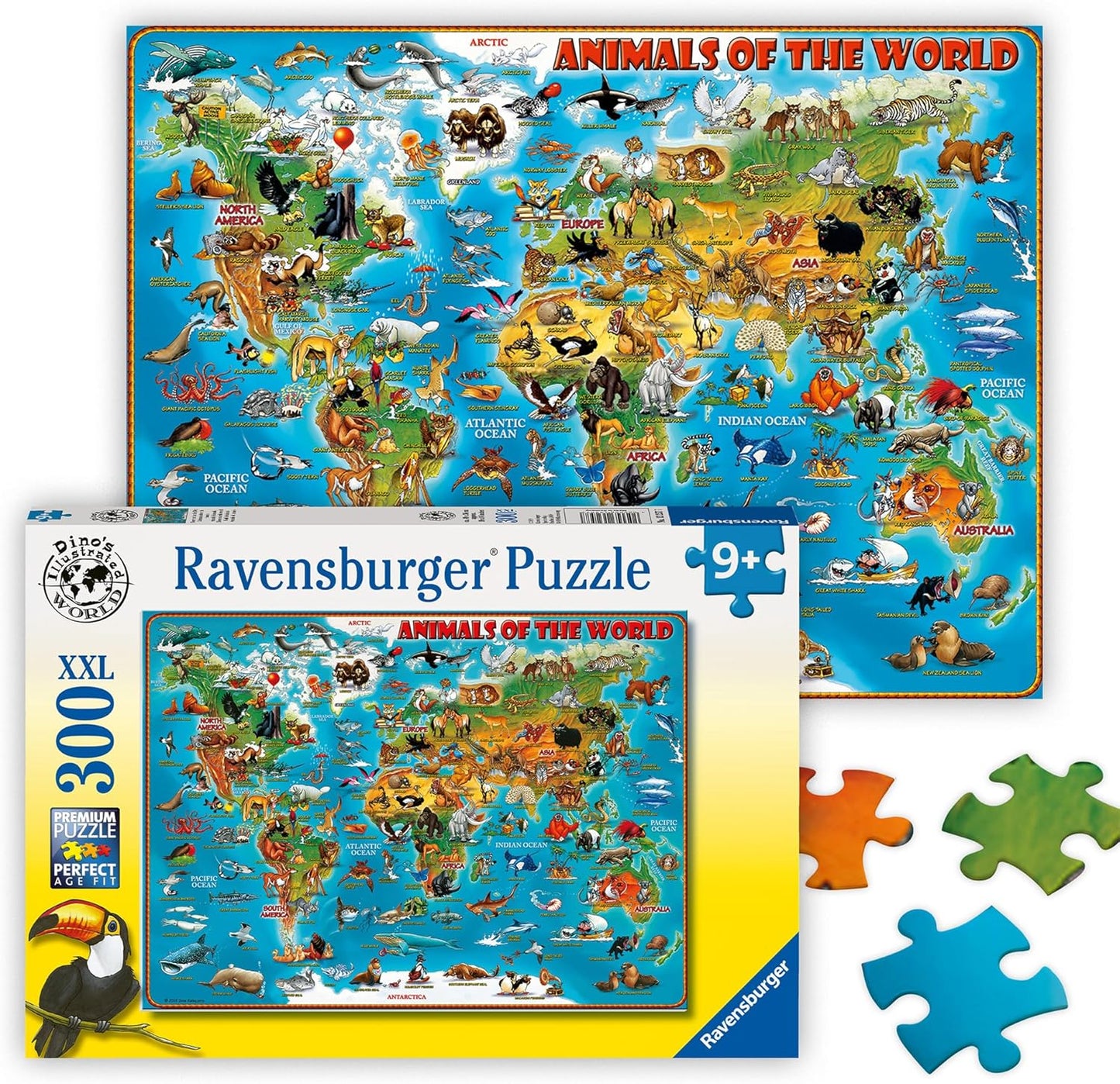 Animals of the World 300 Pc Puzzle