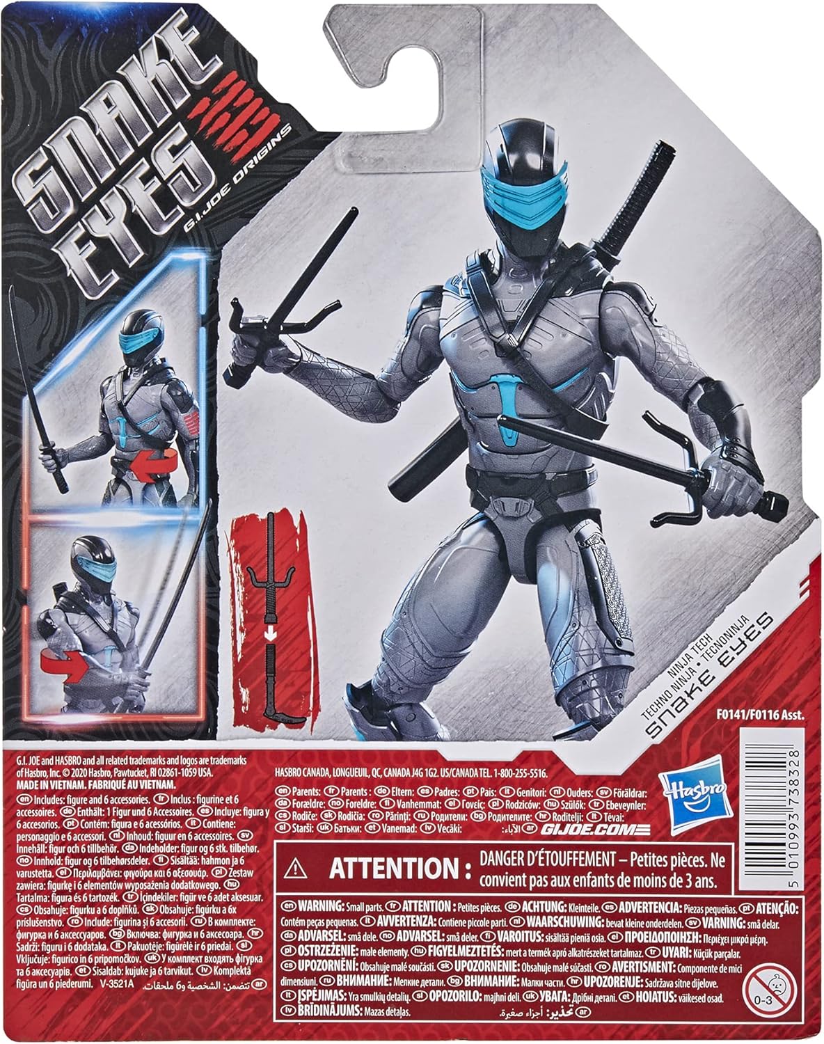 GI Joe Core Ninja Tech Snake Eyes (F0141)