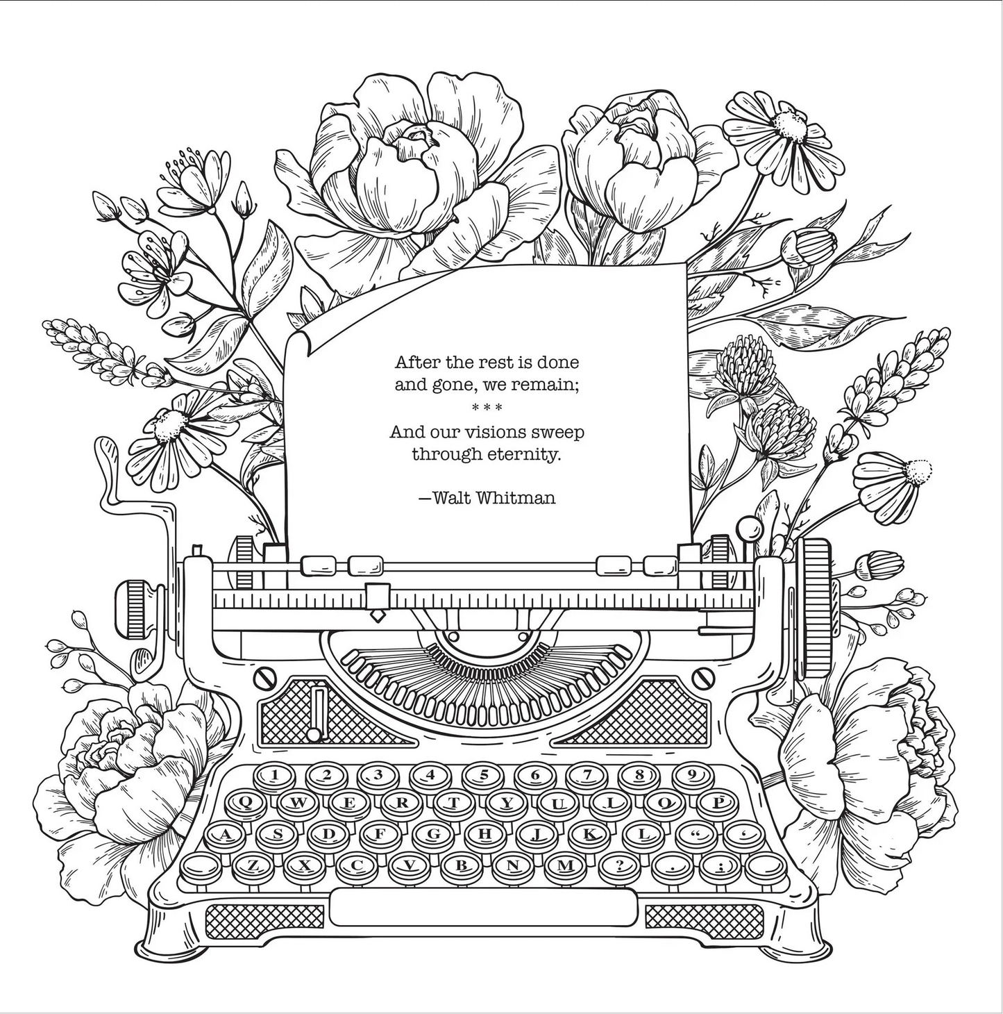 Adult Coloring Book Ephemera