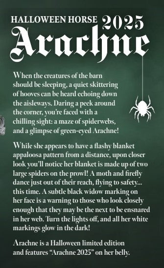 2025 Halloween Horse Arachne