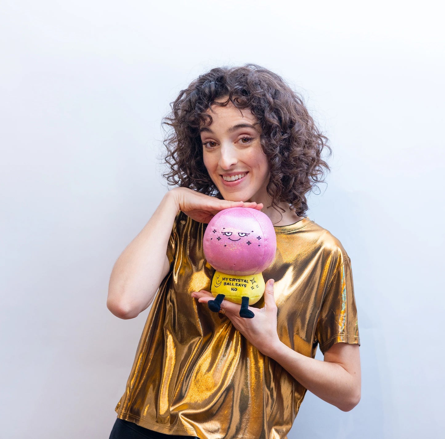 Plush Crystal Ball - "My Crystal Ball Says No"