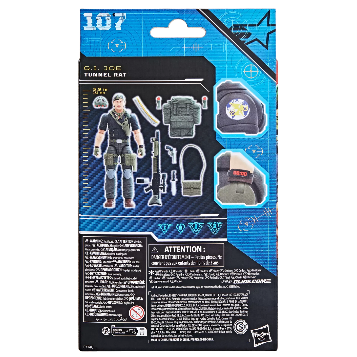 GI Joe Classified Nightforce Tunnel Rat #107 (F7740)