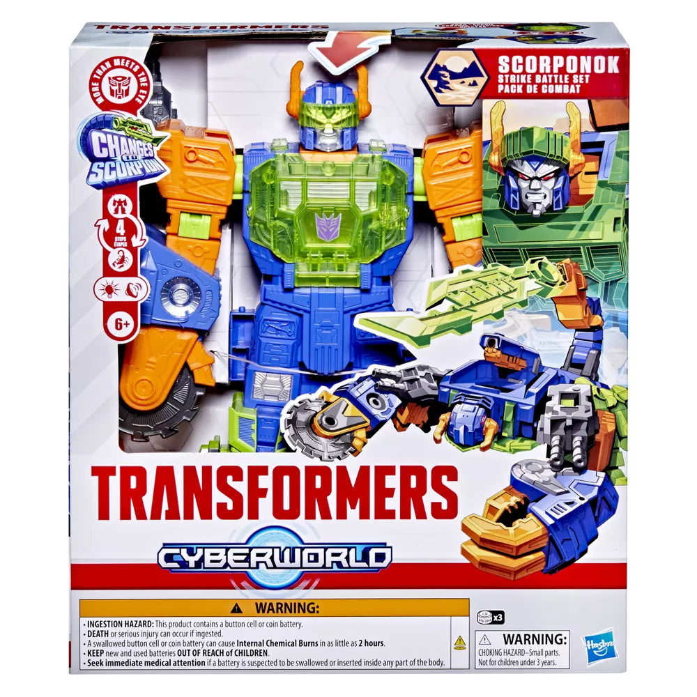 Transformers Cyberworld Strike Battle Set Scorponok