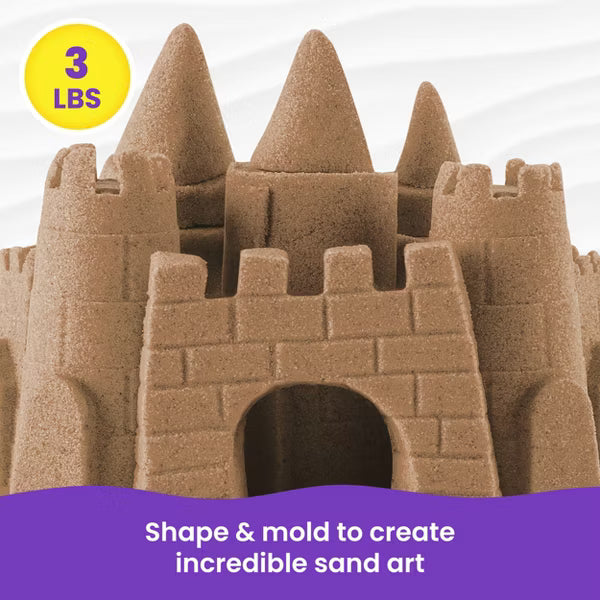 Kinetic Sand 3 Pounds Tan Beach Sand