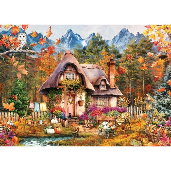 Pumpkin Cottage 1000pc Puzzle