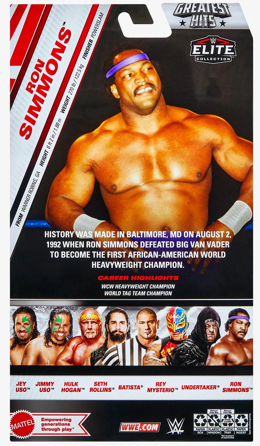 WWE Elite Collection - Ron Simmons (Greatest Hits)