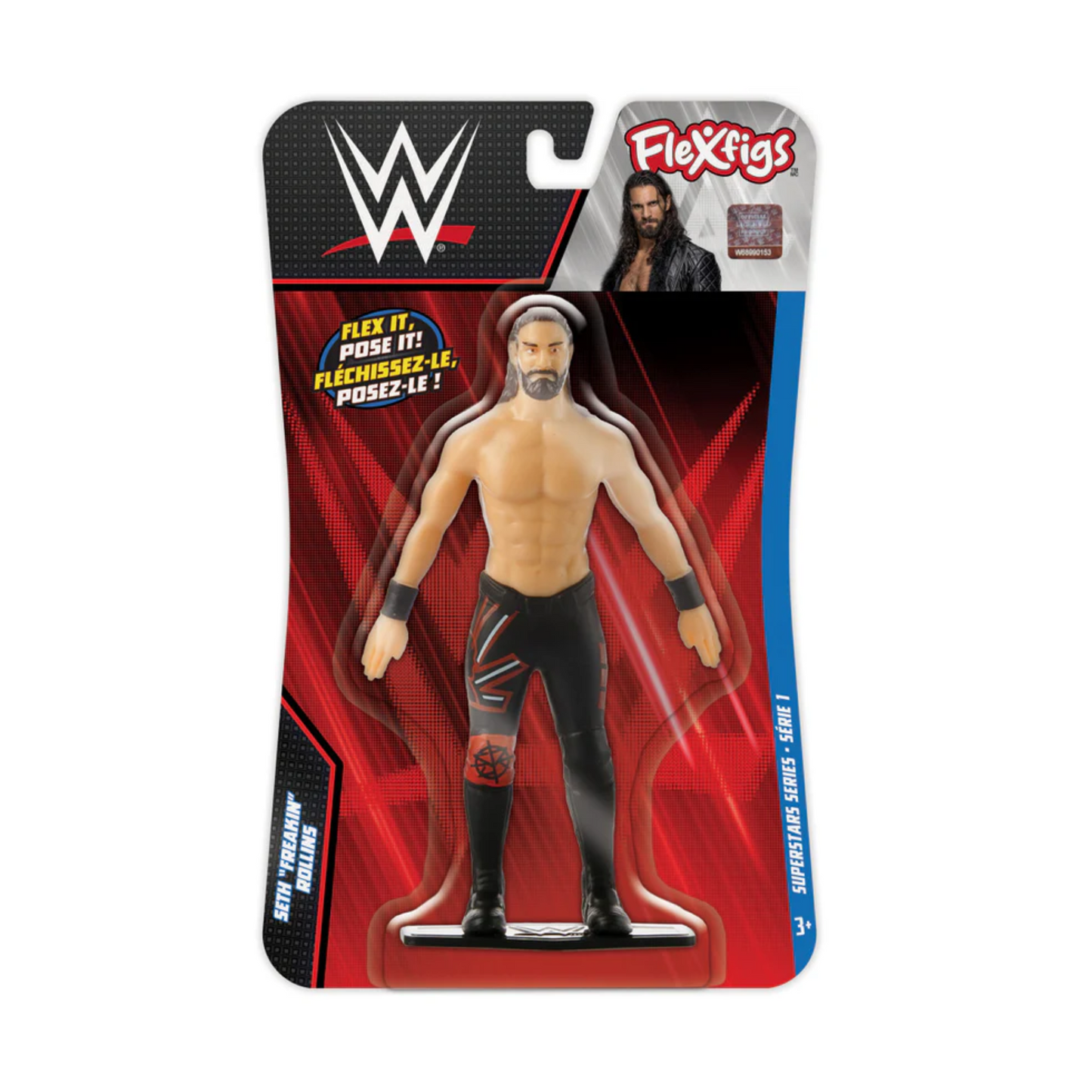 Bendems Flexfigs WWE Superstars Seth Rollins