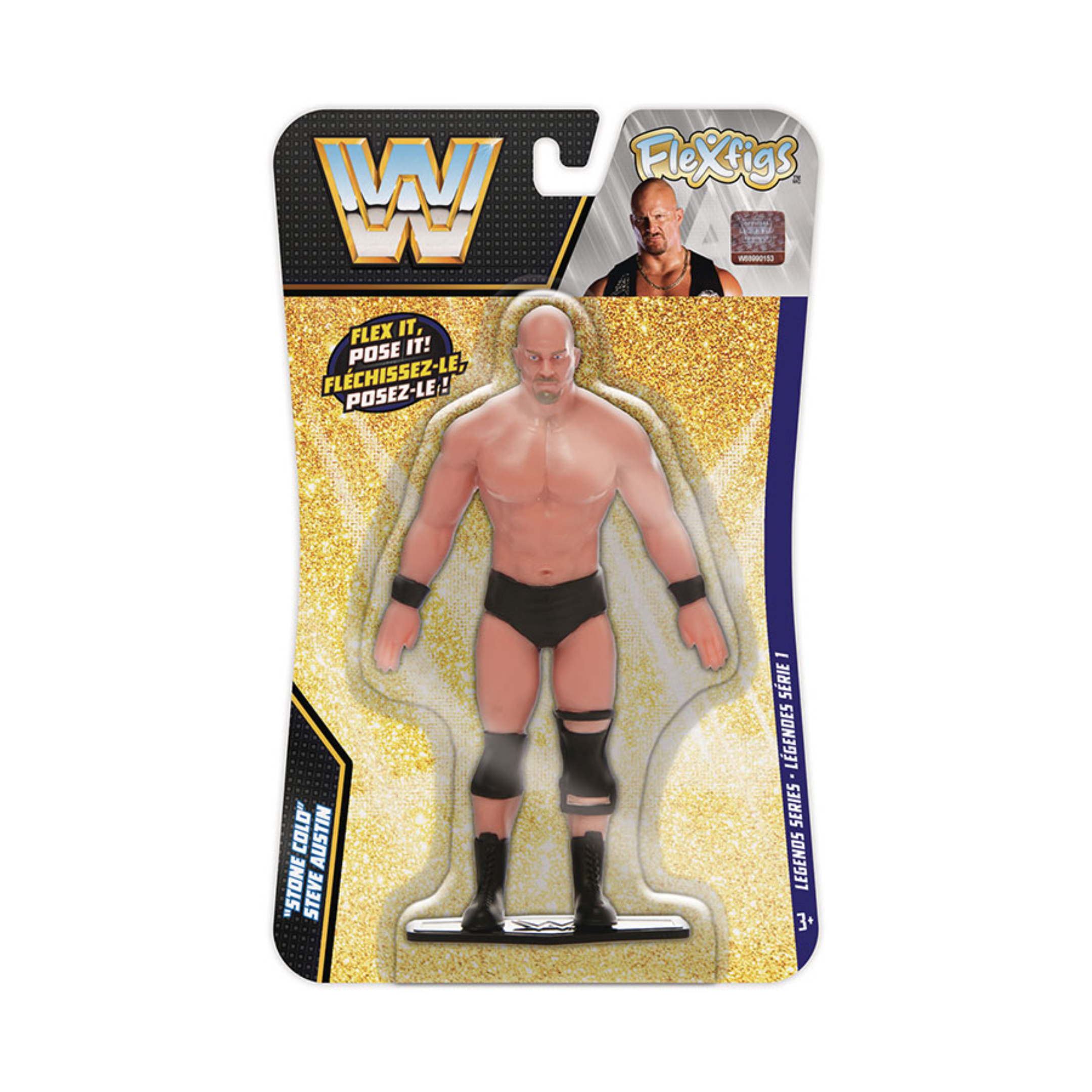 Bendems Flexfigs WWE Legends Stone Cold Steve Austin – Sir Troy's