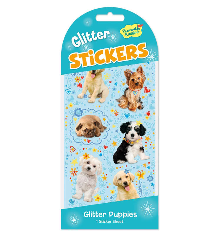 Glitter: Puppies Stickers