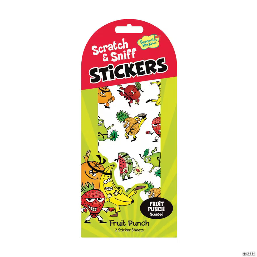 Scratch & Sniff Fruit Punch Stickers