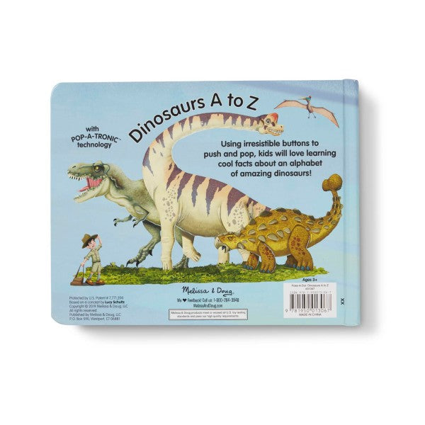 Poke-a-Dot: Dinosaurs A to Z Board Book
