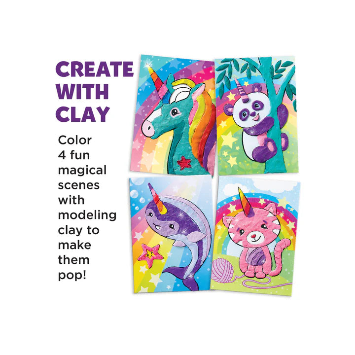 Do Art Coloring with Clay Unicorn & Friends