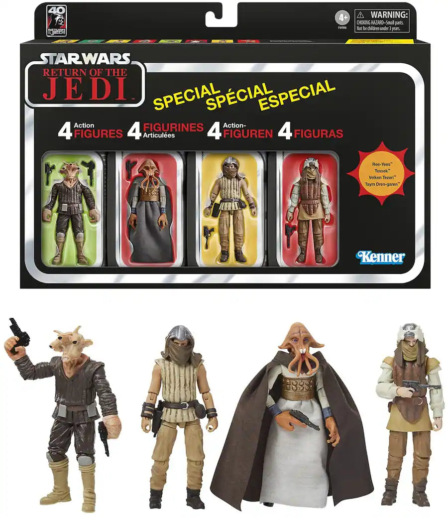 【STAR WARS】 フィギュア サブキャラ38体セット 未開封 Star Wars The Vintage Collection Jabba's Court Denizens 4-Pack