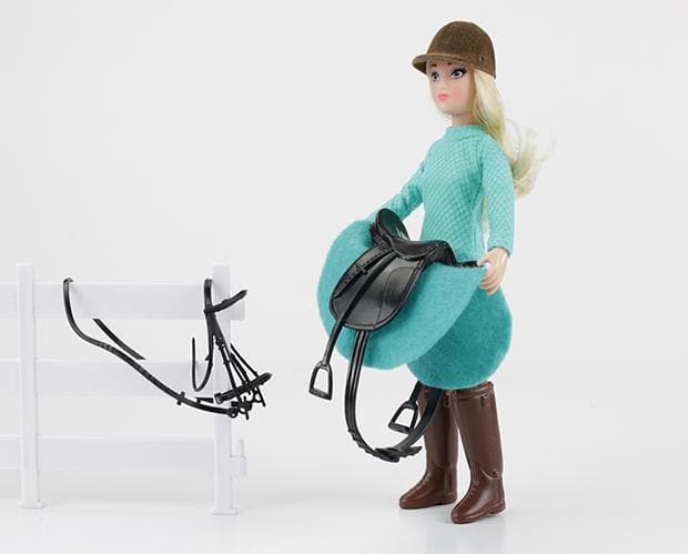 Heather, English Rider with Tack