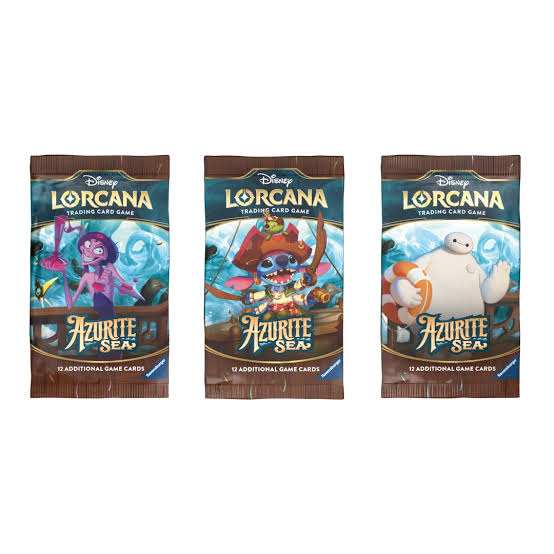 Ravensburger Disney Lorcana TCG: Azurite Sea Booster Pack