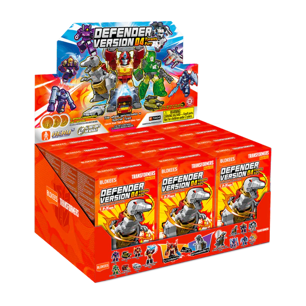 BLOKEES Transformers Defender 04 Tyrants Fury BLIND BOX