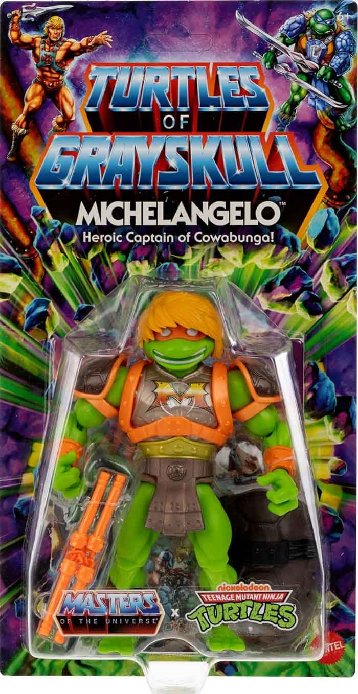 Masters of the Universe: Turtles of Grayskull Michaelangelo