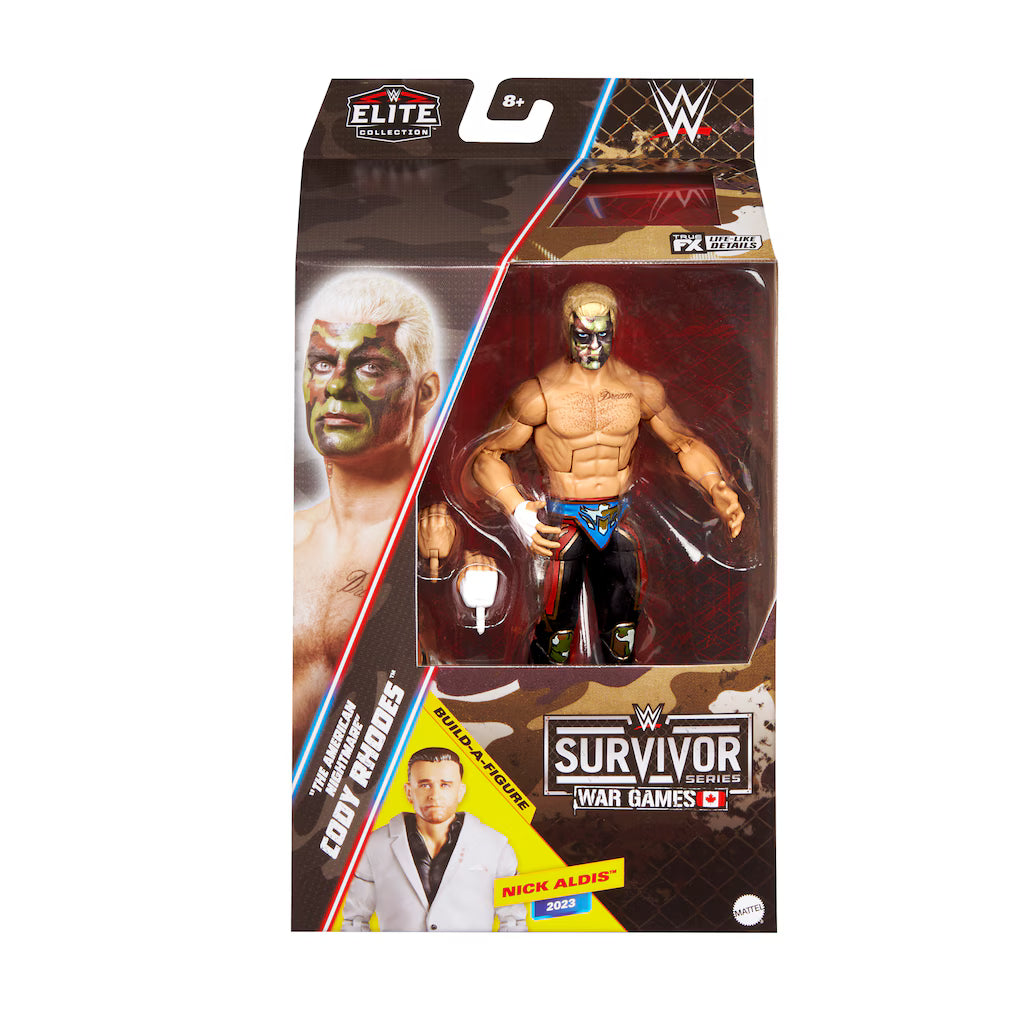 WWE Elite Survivor Series War Games - Cody Rhodes with Nick Aldis BAF