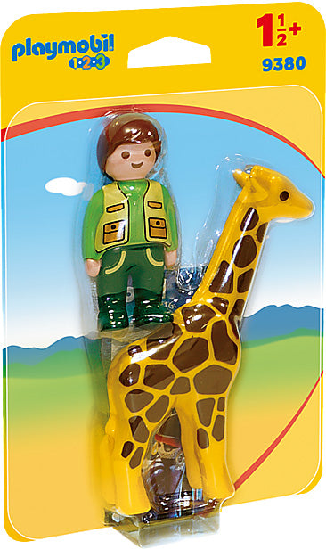 Zookeeper with Giraffe 123 (PM-9380)