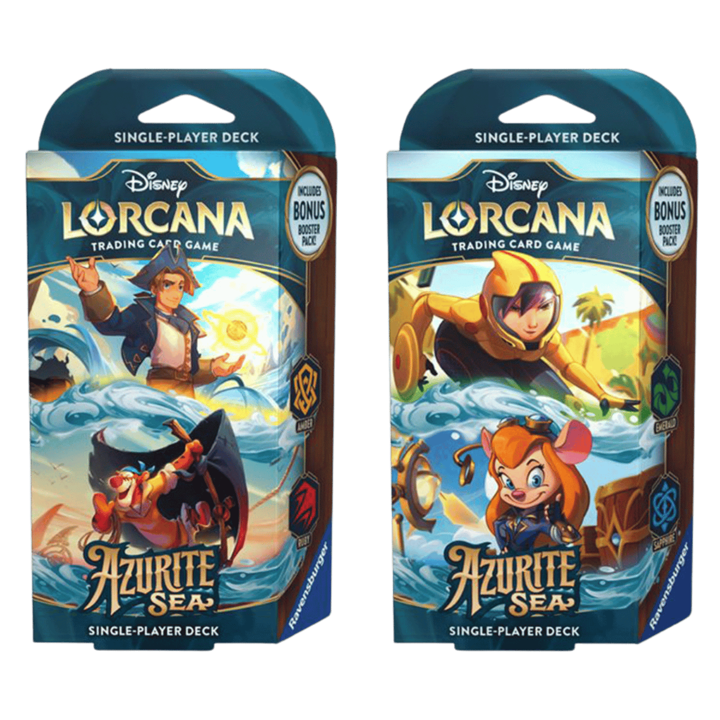 Ravensburger Disney Lorcana TCG: Azurite Sea Starter Decks