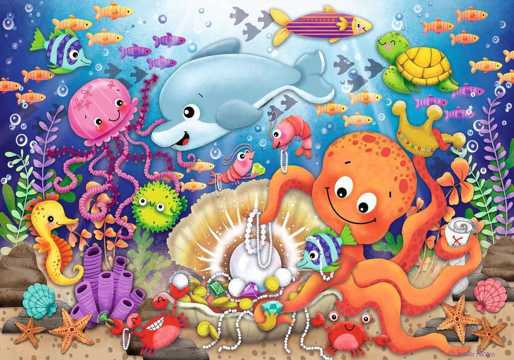 Fishies Fortune 24pc floor puzzle
