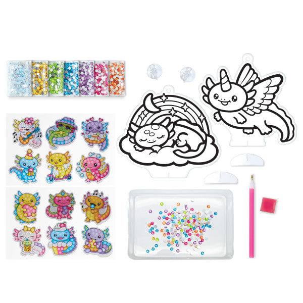 Big Gem Diamond Painting Axolotl